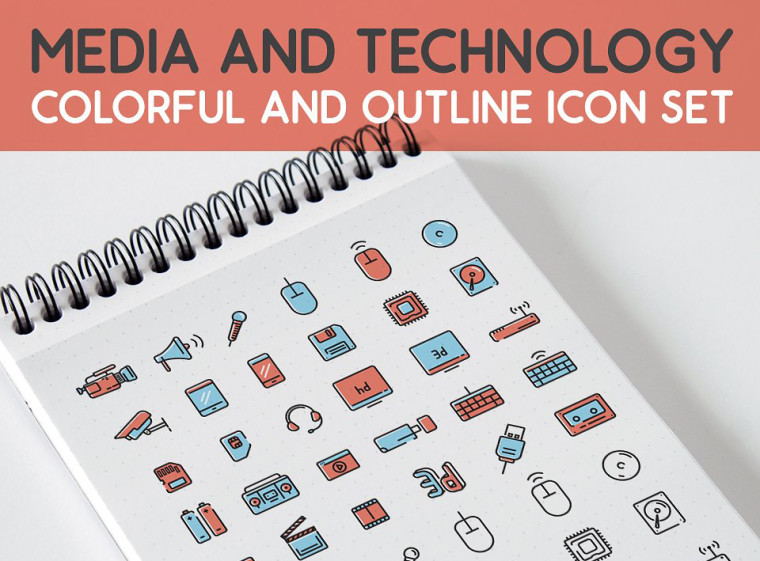 MEDIA AND TECHNOLOGY ICONS