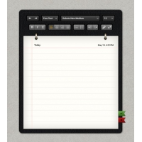 Classic Notepad Template p