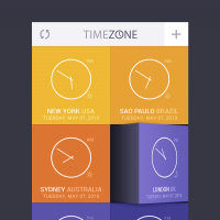 Timer Zone Concept App Design 