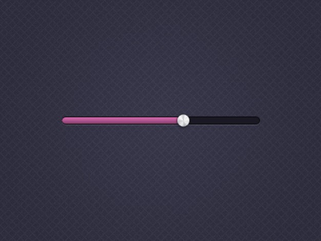 Pink slider UI interface