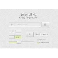 Web UI kit PSD Material