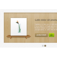Woodslider Template With Cart Button