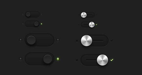 Dark Essential Witches & Toggles PSD