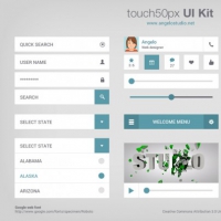 Touch 50px UI Kit 