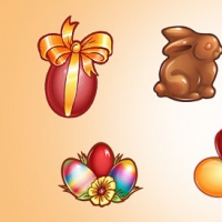 Easter Graphics PSD Set 1