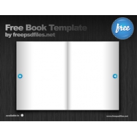 Free Book PSD Template