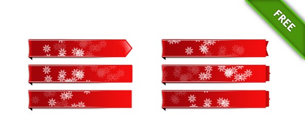Holiday Labels PSD Set