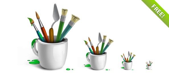 Designer Brushes-Icon Set