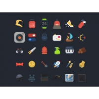 120+ Free PSD Colourful Icons