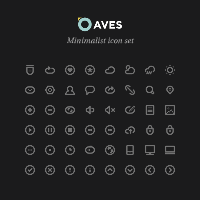 Aves Icon Set