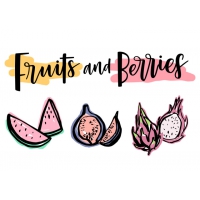 FRUITS AND BERRIES ILLUSTRATIONS