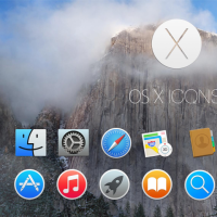 OSX Yousemite Icons PSD