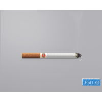 Cigarette Icon PSD File
