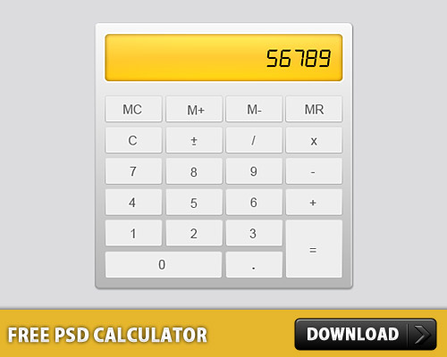 Free PSD Calculator PSD File