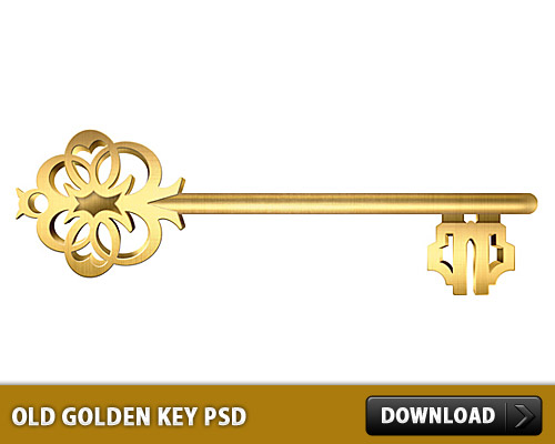 Old Golden Key Free PSD