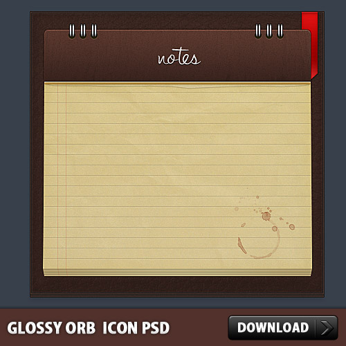 Free PSD Note Icon File