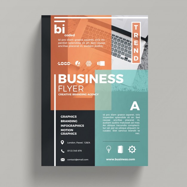 Abstract Corporate Business Flyer Template