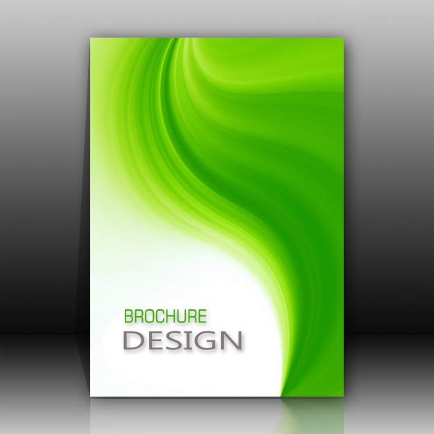 Green And White Brochure Design