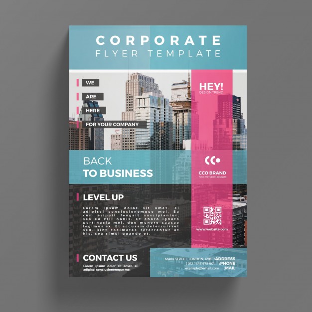 Abstract Corporate Flyer Template
