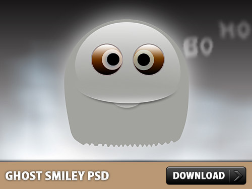 Ghost Smiley PSD File