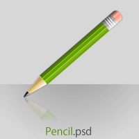 Free Pencil PSD File