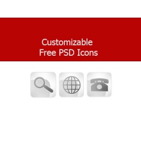 Customizable Free PSD Icons