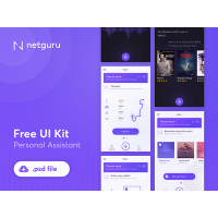 Health Assistant App UI Kit Free