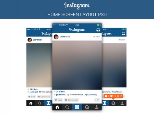 Instagram Mobile Application Template