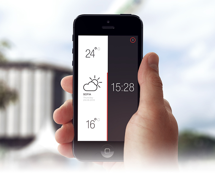 Weather and Time Application