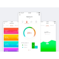 Smart Home App Dashboard UI Free