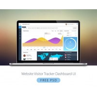 Website Visitor Tracker Dashboard UI Free 