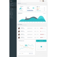 Project Management System Dashboard UI Free