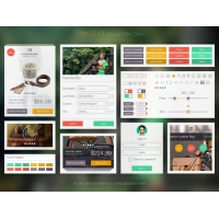 Free UI Kit PSD For Online Store