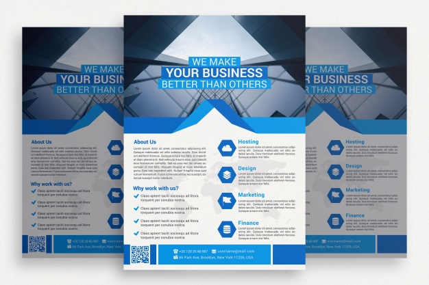 White And Green Business Brochure