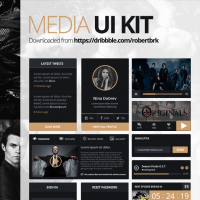 Small Media UI Kit