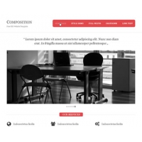 Composition Free PSD Website Template
