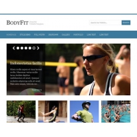 BodyFit Free PSD Website Template