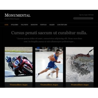 Monumental Free PSD Website Template