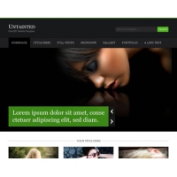 Untainted Free PSD Website Template
