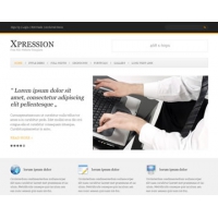 Xpression Free PSD Website Template