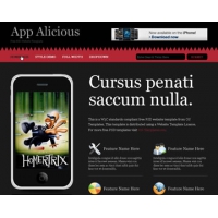 App Alicious Free PSD Website Template