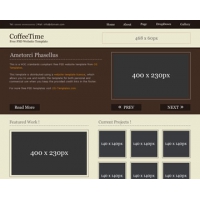 CoffeeTime Free PSD Website Template
