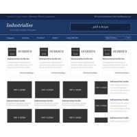 Industrialise Free PSD Website Template