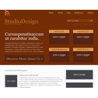 StudioDesign Free PSD Website Template