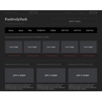 PositivelyDark Free PSD Website Template