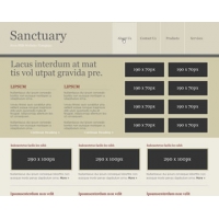 Sanctuary Free PSD Website Template