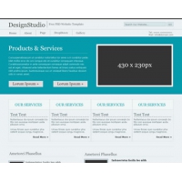 DesignStudio Free PSD Website Template