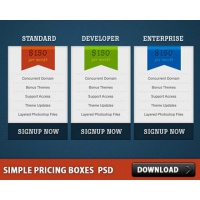 Simple Pricing Boxes Free 