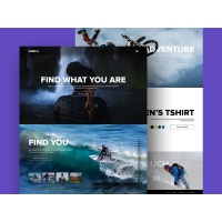 Adventure and Sports Website Template