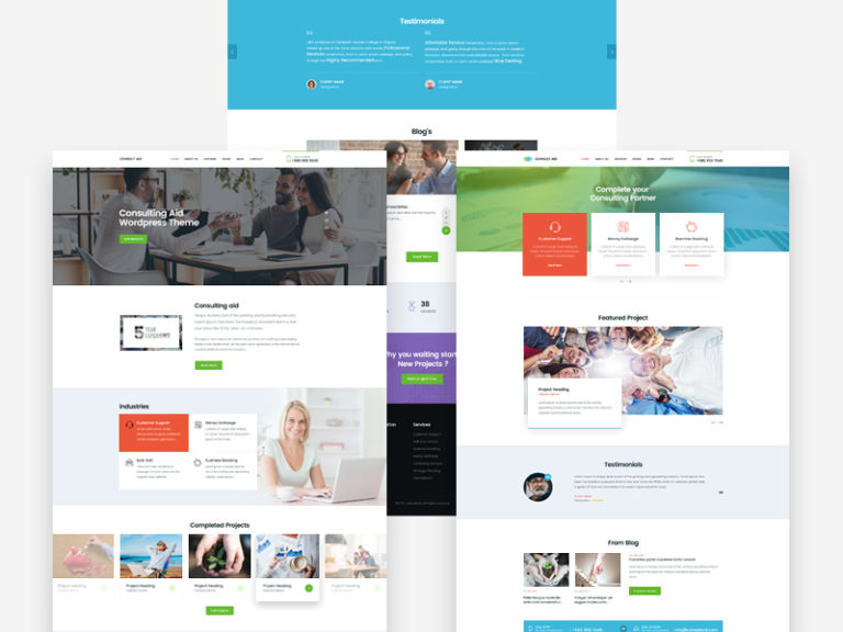 Business Consultancy Website Templates Free 
